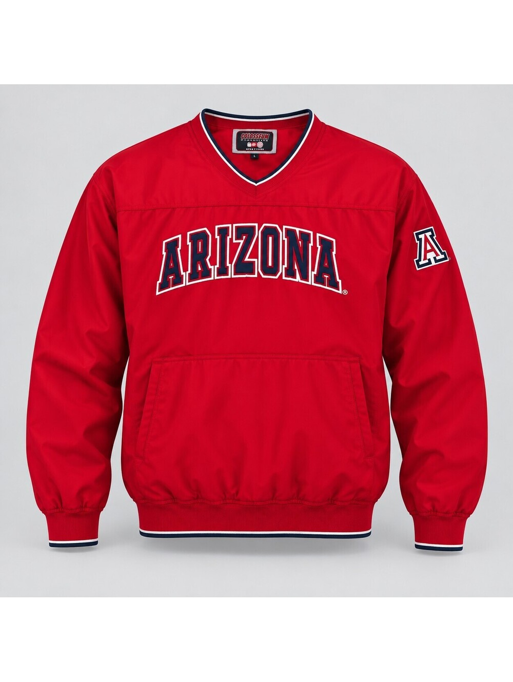 Arizona Wildcats Colosseum Pullover Windbreaker Jacket Red Men’s L NCAA